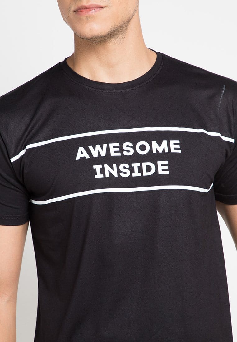 Nade NT214C awesome inside blk T-shirt Hitam