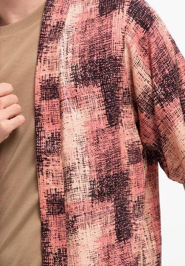 Nade NTA56 KMN Kimono Unisex Abstrak Pink Orange