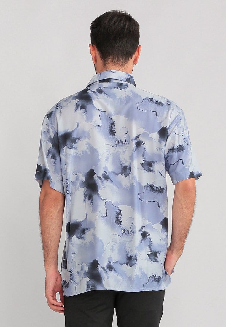 Nade Japan NTA73 Kemeja MKM Men Basic Tie Dye Navy