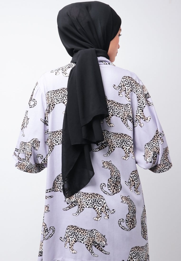 Nade Japan NTA75 KMN Kimono Unisex Leopard Lilac