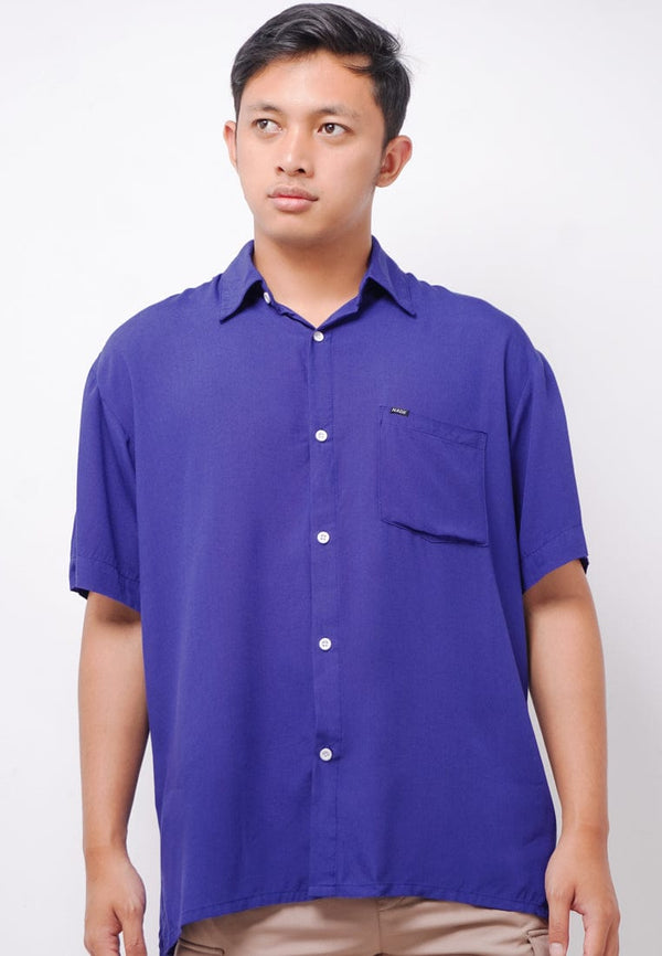 Nade Japan NTA76 Kemeja MKM Men Basic Polos Navy With Pocket