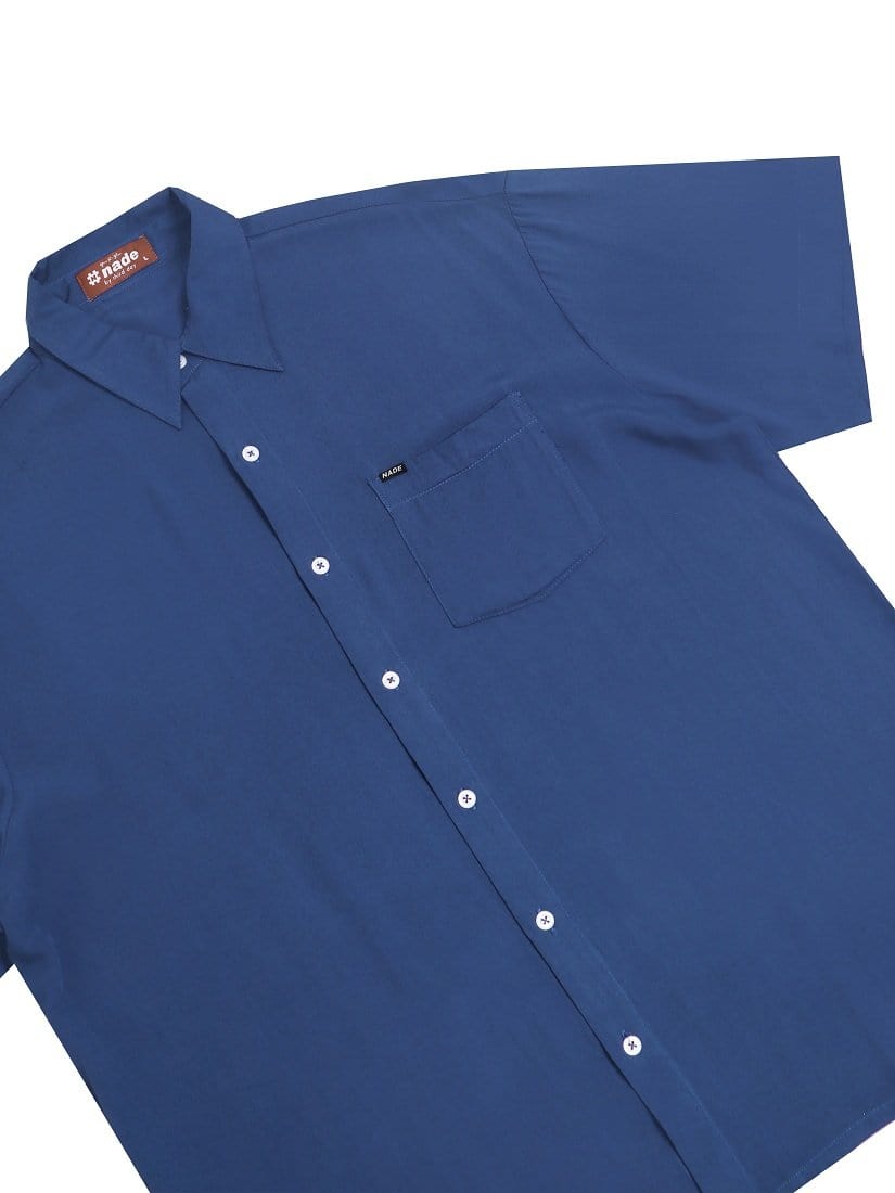 Nade Japan NTA76 Kemeja MKM Men Basic Polos Navy With Pocket