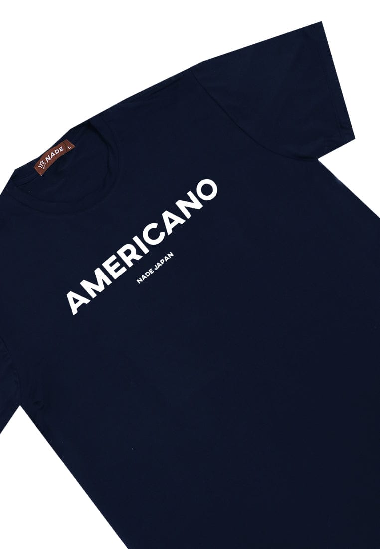 Nade NTB41 Kaos Pria Tangan Pendek Nade Japan Americano Navy