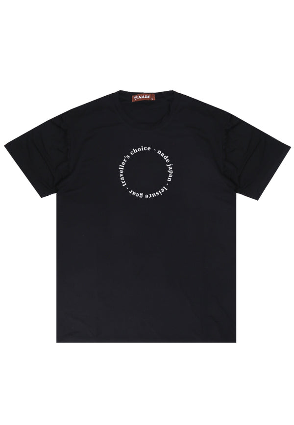 Nade NTB58 Kaos Pria Tangan Pendek Ringan Anti Kusut What You Can Dream Circle Hitam