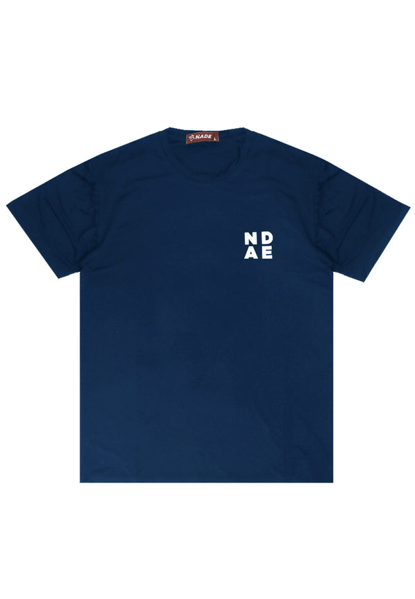 Nade NTB75 Kaos Pria Tangan Pendek Ringan Anti Kusut Nade Dakir Navy