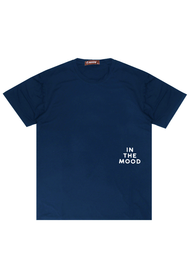 Nade NTB76 Kaos Pria Tangan Pendek Ringan Anti Kusut In The Mood Waist Navy