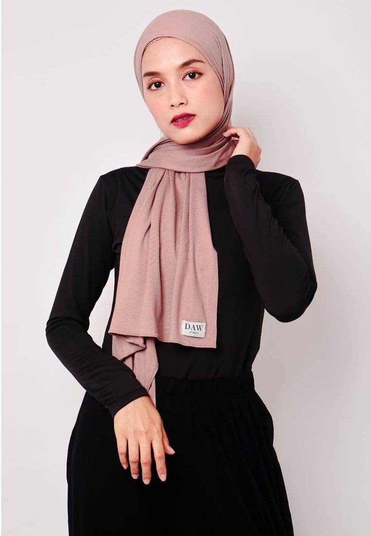 Daw Project DH045 Hijab Pashmina Milan Coklat Susu
