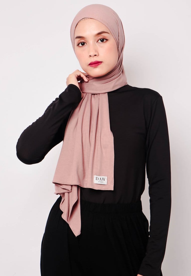 Daw Project DH045 Hijab Pashmina Milan Coklat Susu