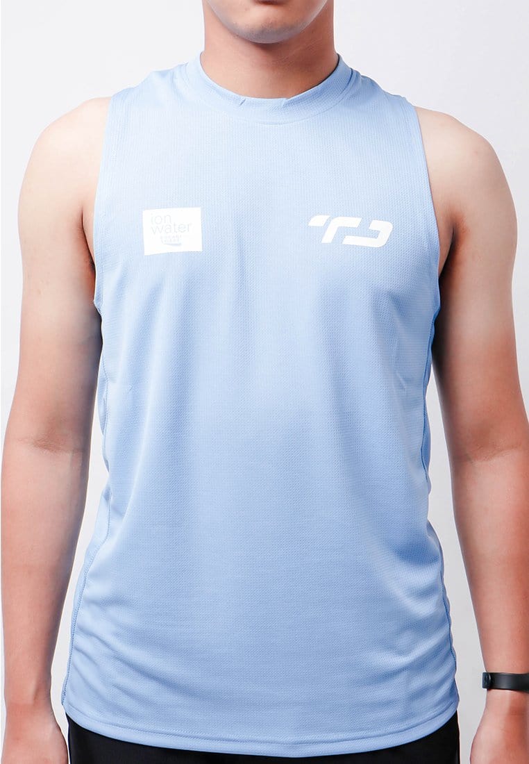 Td Active x Ion Water By Pocari Sweat MS153 SV Running Sleeveless Jersey Biru Muda