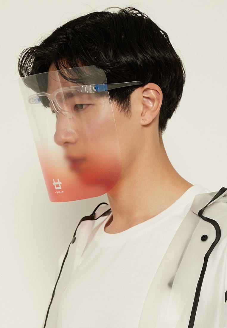 Third Day AMA63 Face shield kacamata logo red