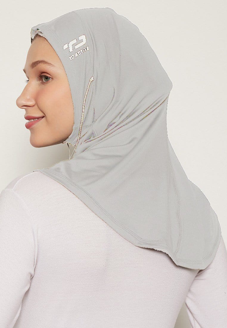Td Active LH046 sport hijab alfa earphone abu muda