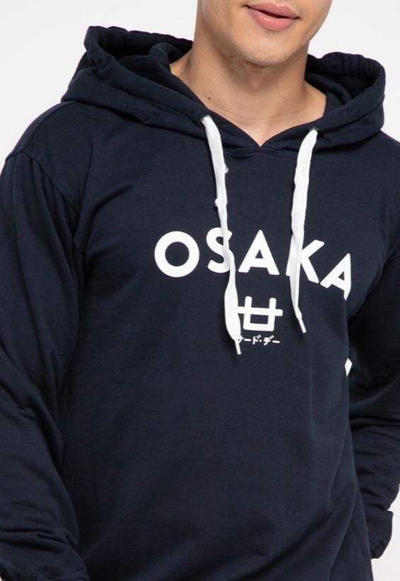 Third Day MO189 hoodies casual pria dateng osaka logo navy