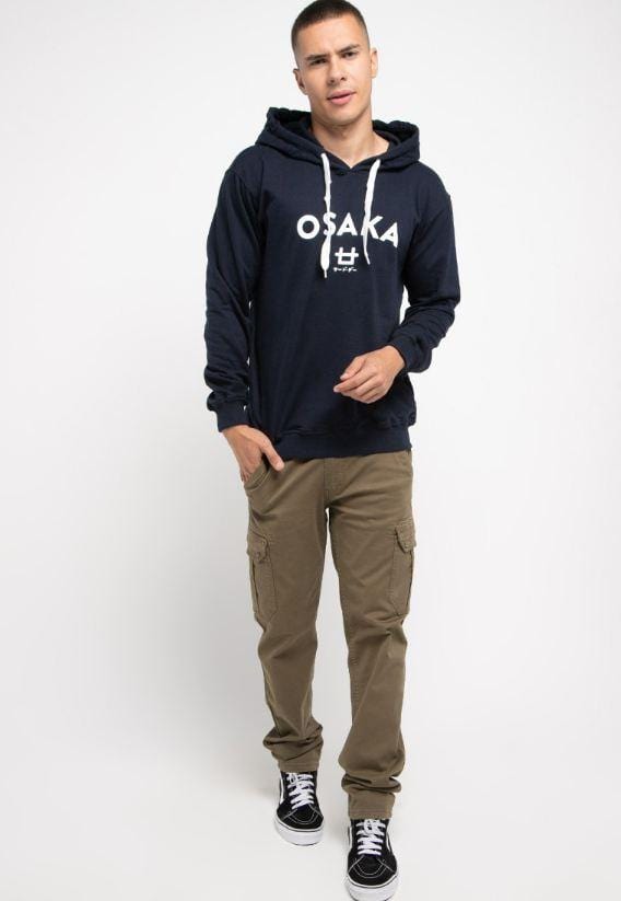 Third Day MO189 hoodies casual pria dateng osaka logo navy