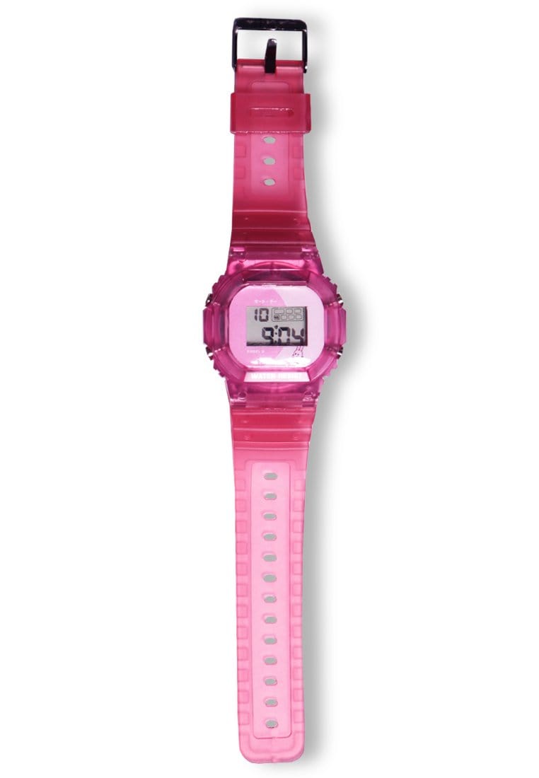 Td Friends AMB75 Jam Tangan Digital Pink White Angel-b Katakana