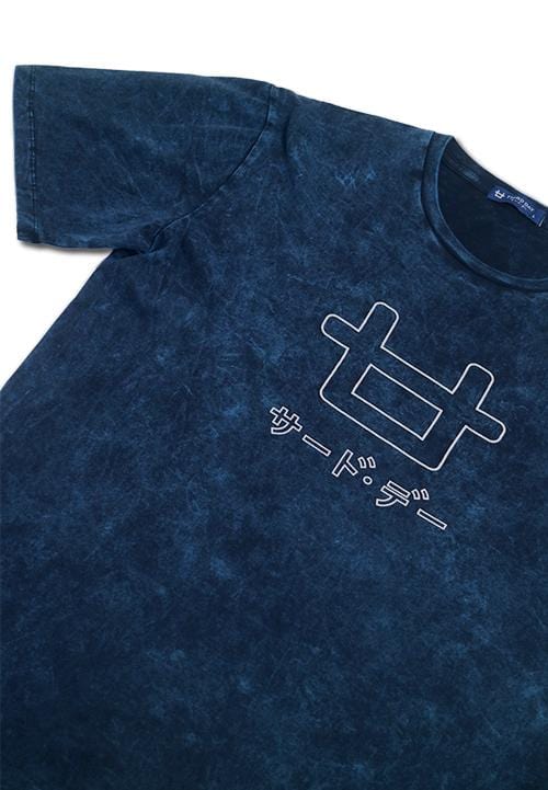 Third Day MTD23C washtess logoicon outline T-shirt Navy