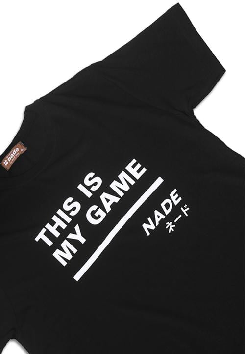 Nade NT316 nade this is my game big line hitam kaos pria