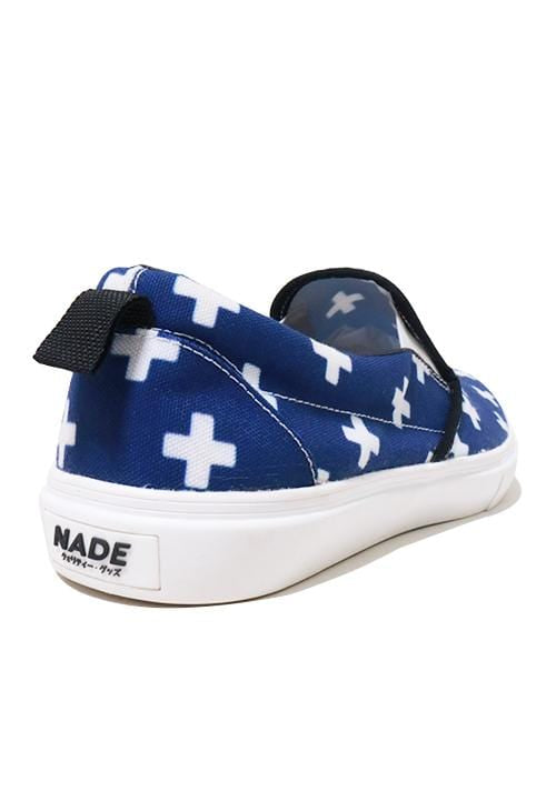 Nade NH022 Slip On Shoes Plus Signs Blue