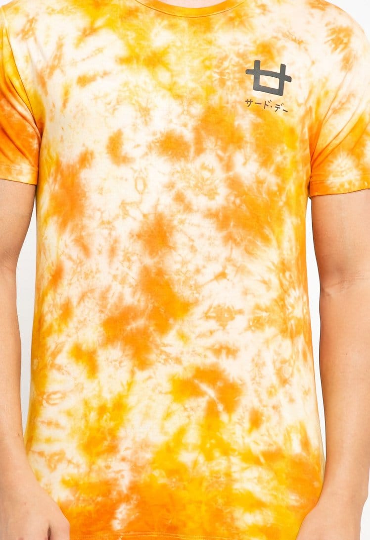 MTH36 thirdday tie dye yellow peach unisex t-shirt