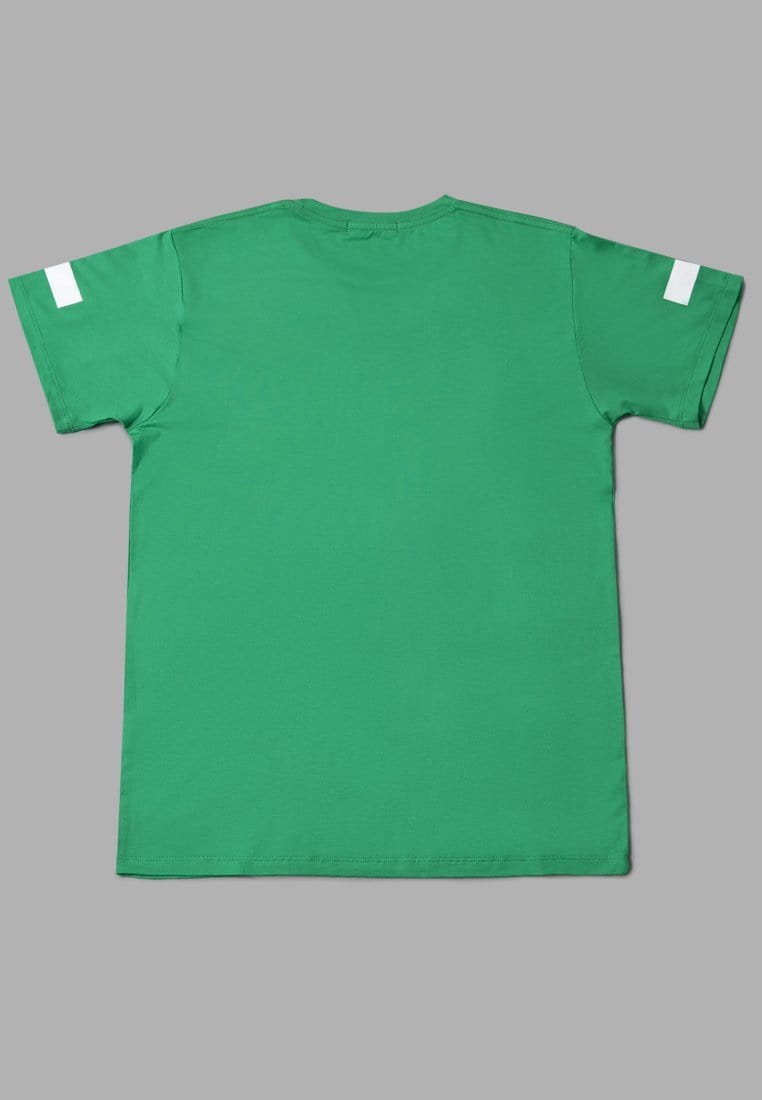 MT767P s/s Men Logo Fancy Green