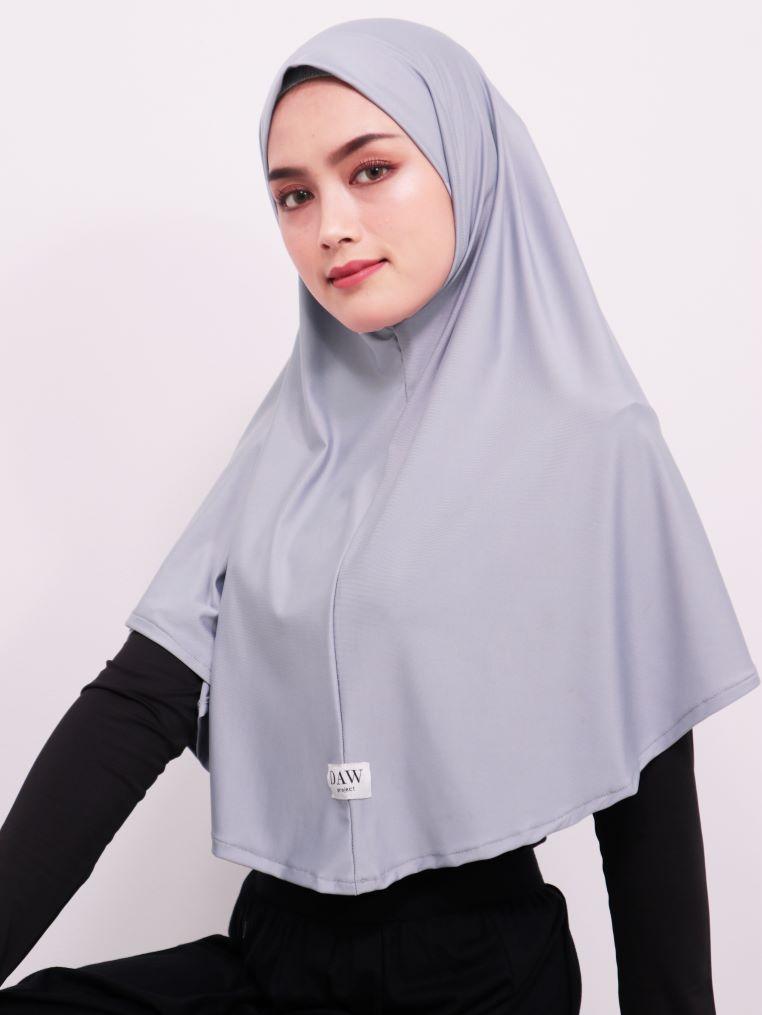 Daw Project DH010 Hijab Instan Berlin Abu