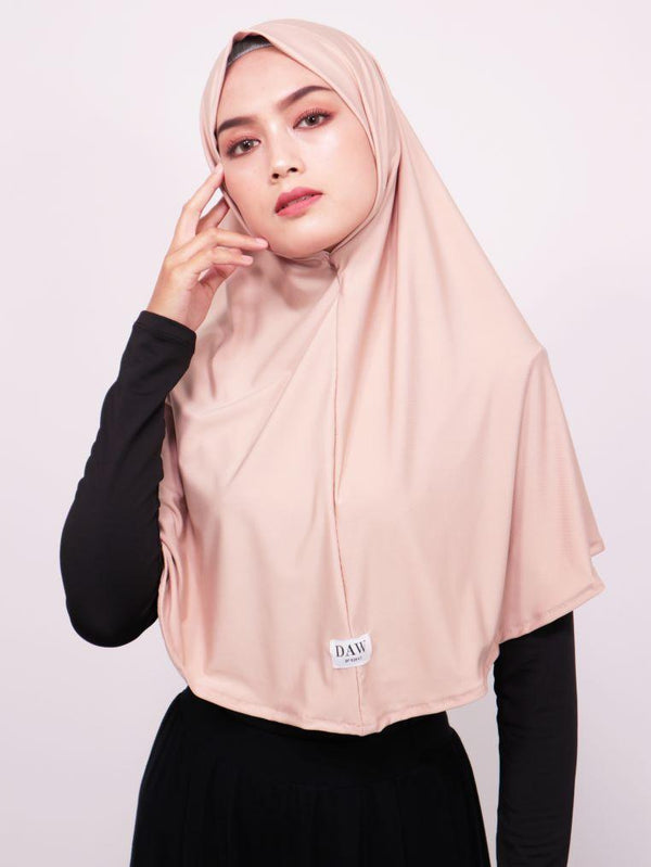 Daw Project DH001 Hijab Instan Berlin Beige