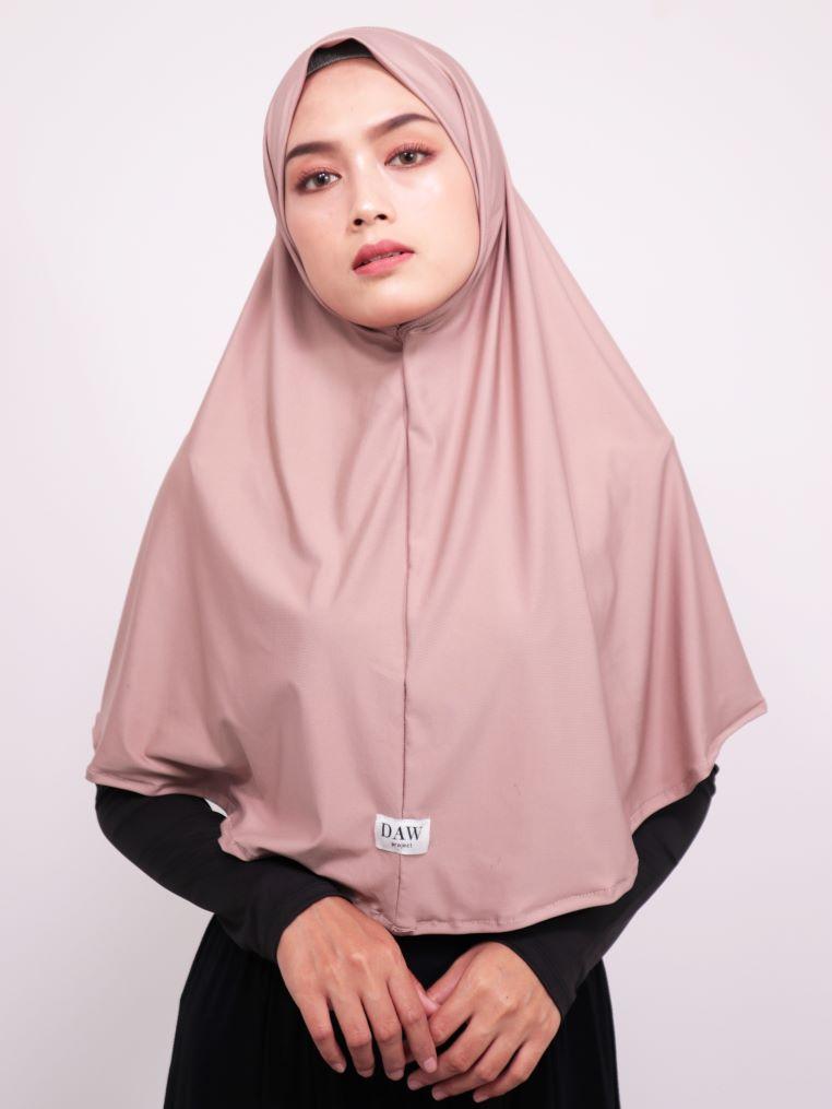 Daw Project DH004 Hijab Instan Berlin Mocca