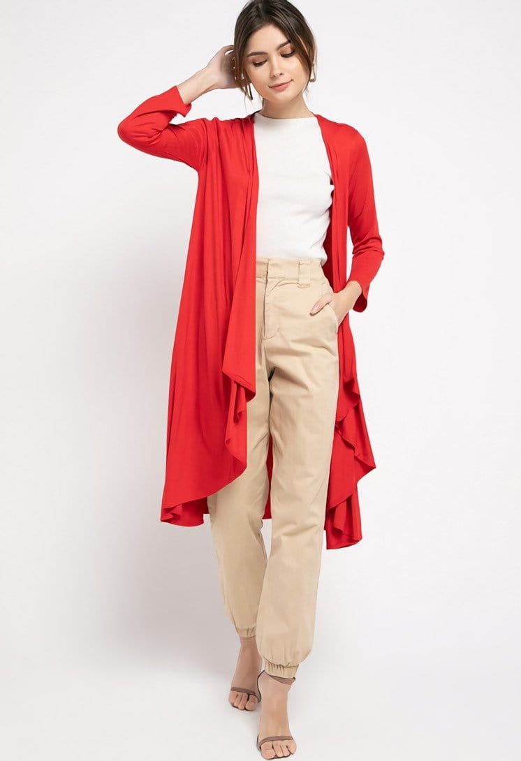 Nade Japan FO003 Long Outer Nade Ladies Red