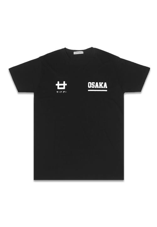 Third Day MTC56B logo OSAKA blk T-shirt Hitam