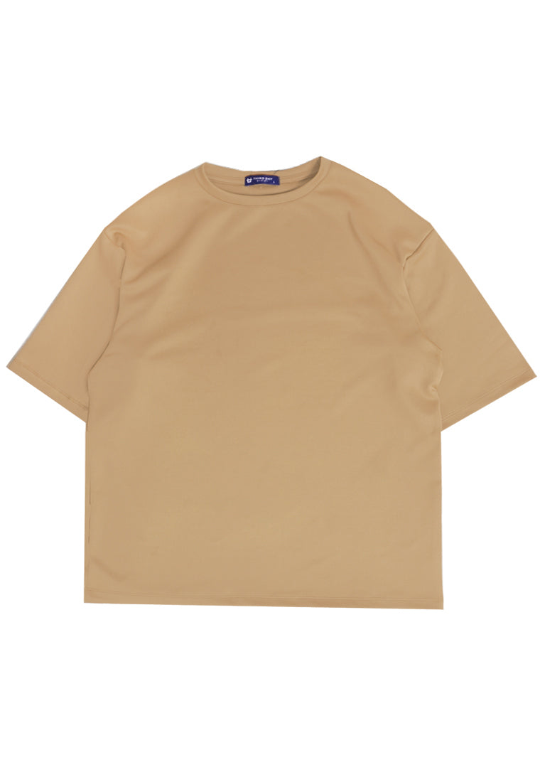 MTP97 kaos oversize gambar belakang outline katakana ver bahan scuba tebal pria distro aesthetic tulisan jepang khaki