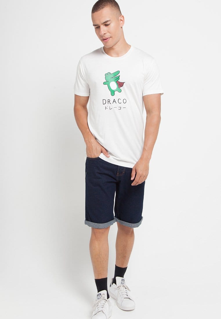 Td Friends MTG58 draco superman kaos unisex putih