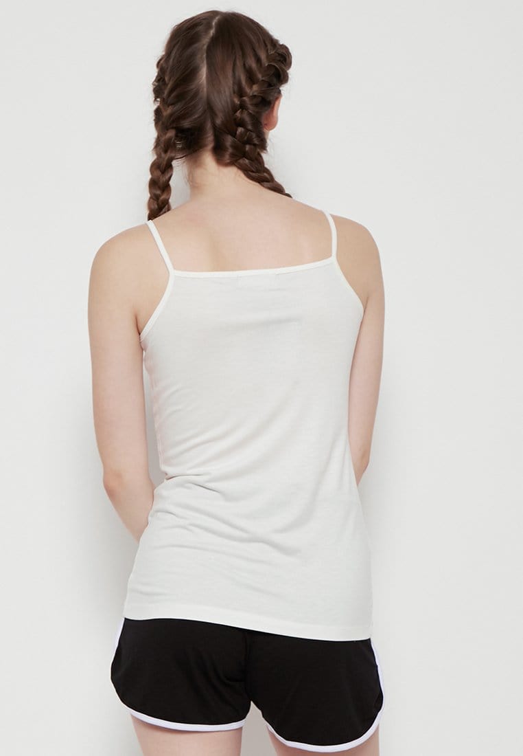 Third Day LTD15 HEM camisole kamisol tanktop tali logo white