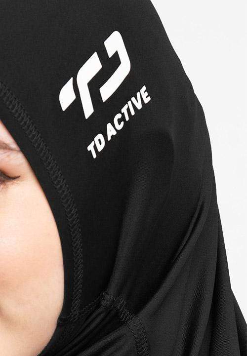 Td Active LH014 sport hijab alfa Hitam