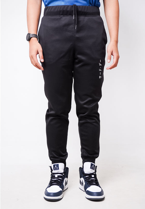 MC031 celana jogger pria anti air kasual korea keren "katakana" hitam