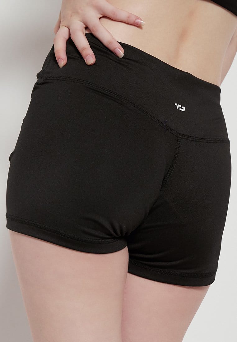 Td Active LB035 YHP Yoga hot pants Sport mini shorts hitam