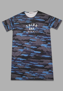 Third Day LT893R Md Lds Blue Camo-dm Tdsimple