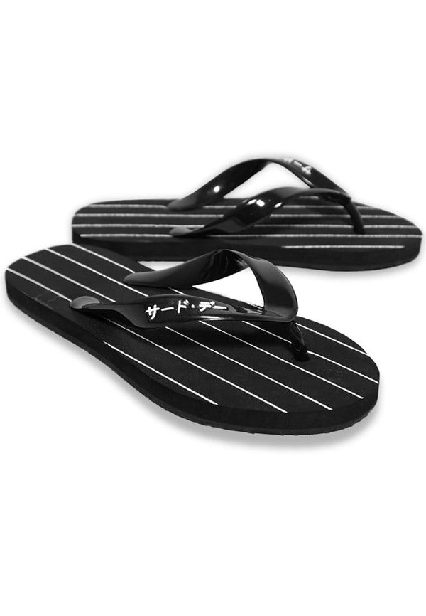 Third day AMB07 Sandal Jepit Pria Hitam Stripe