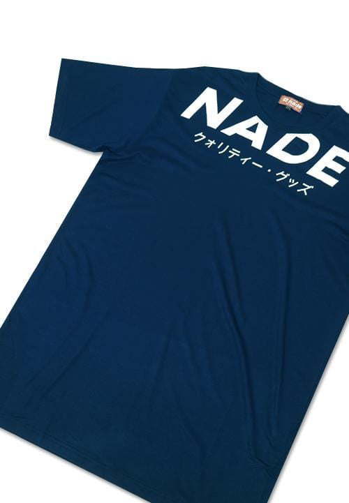 Nade NT266 big nade neck Kaos Pria Navy