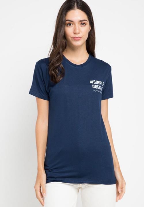 LTB44F KL simpledoesit ktkn T-shirt Navy