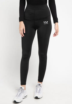 Td Active LB029 compression legging full line olahraga wanita black