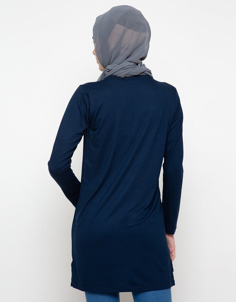 Third Day LTC93 mls osaka japan navy hijab lengan panjang wanita