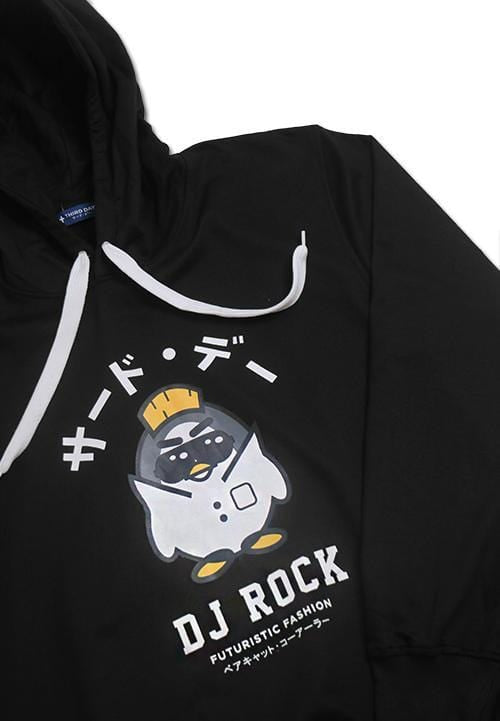 Td Friends MO109C hoodies dj rock futuristic blk Hoodie Hitam
