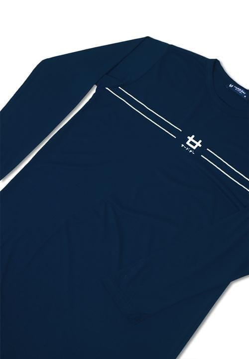 Third Day LTC77 Mls Logo 2line Navy Hijab Lengan Panjang