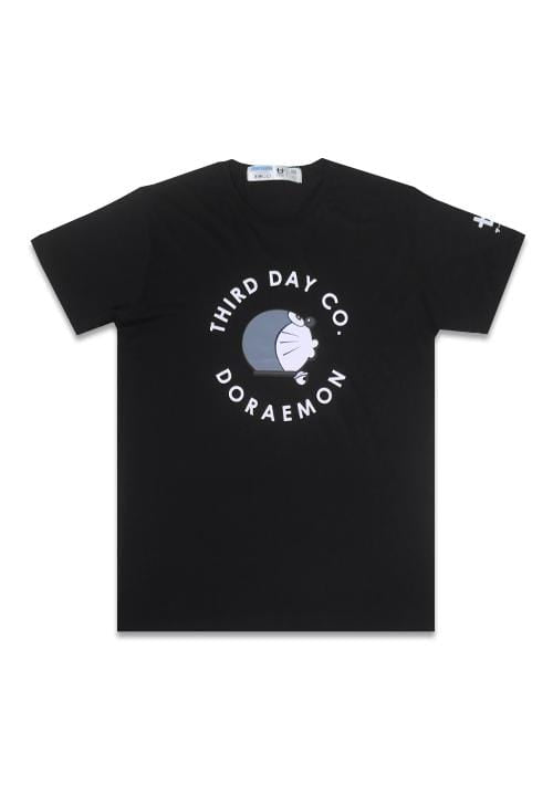 Third Day MTC04A s-s Men Dora Circle whist blk x Modo T-shirt Hitam