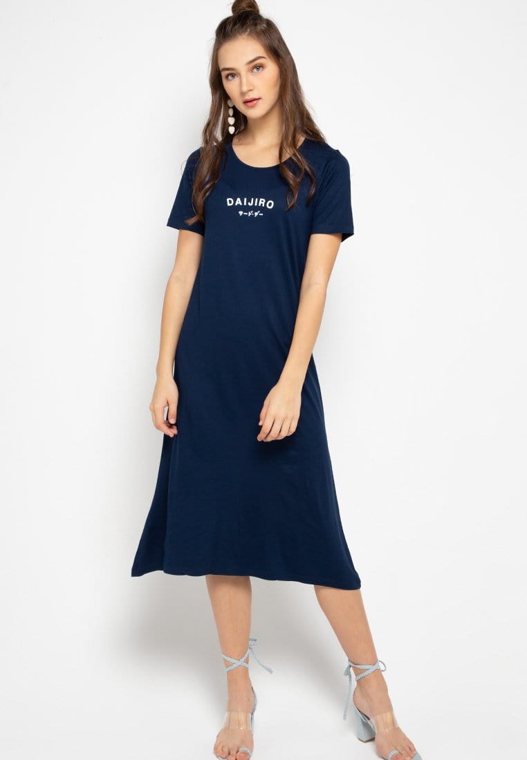 Third Day LTC42 xd dress daijiro navy dress midi