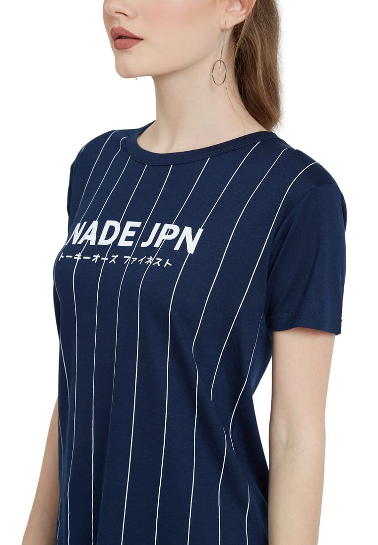 Nade Japan FT036Y s-s Lds Nade Jpn Ver Line nv