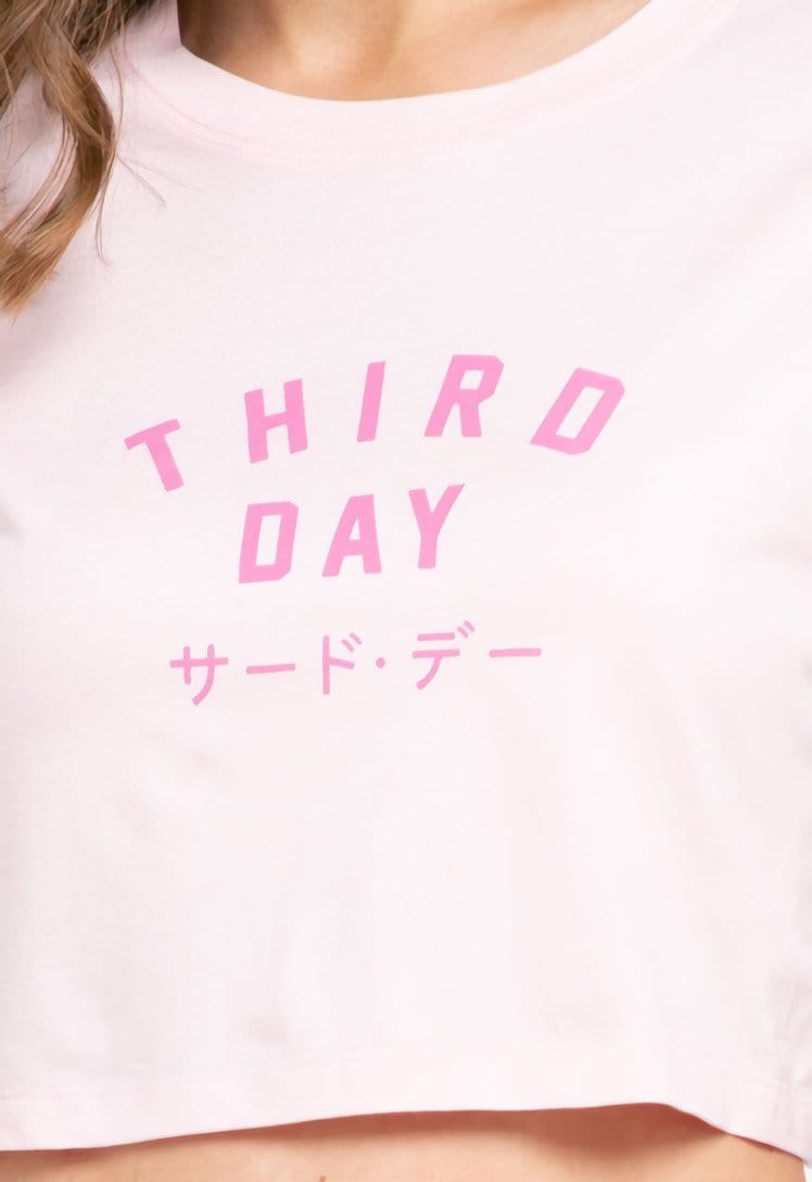 Third Day LTD30 crop top cl td simple light pink