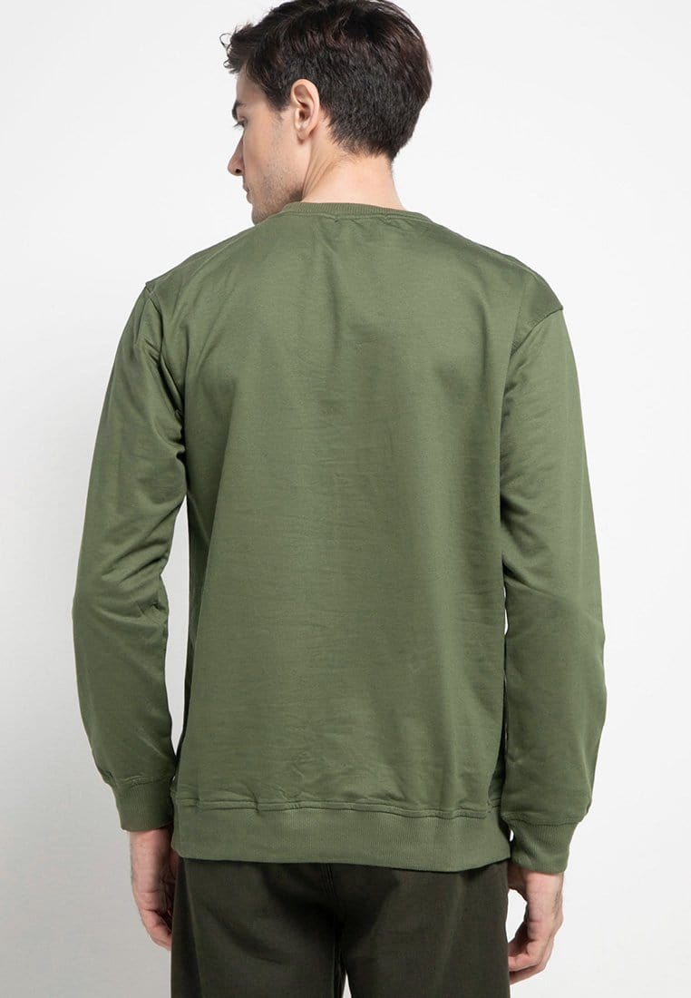 Third Day MO196 sweater casual pria dateng daijiro hijau army