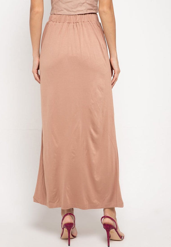 Nade Japan FB005 Long Skirt nade Light Brown