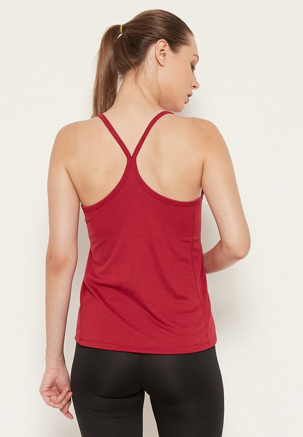 Td Active LS024 Sport tr tanktop running wanita dateng maroon