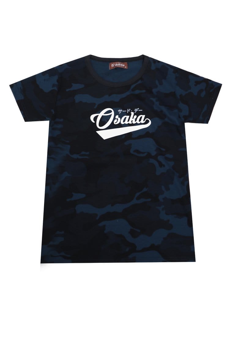 Nade Japan FT002T s/s Lds Camo Osaka Blue-blk